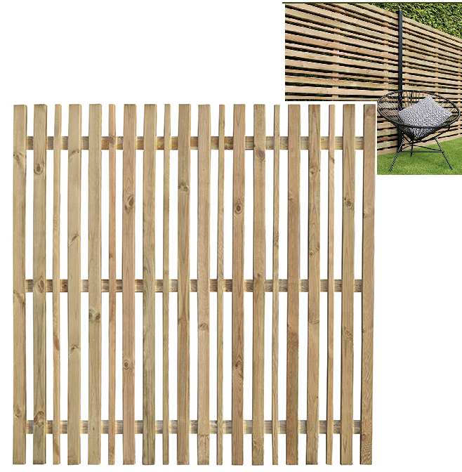 PANNEAU BOIS SAPIN DROIT SEVILLA 180*180