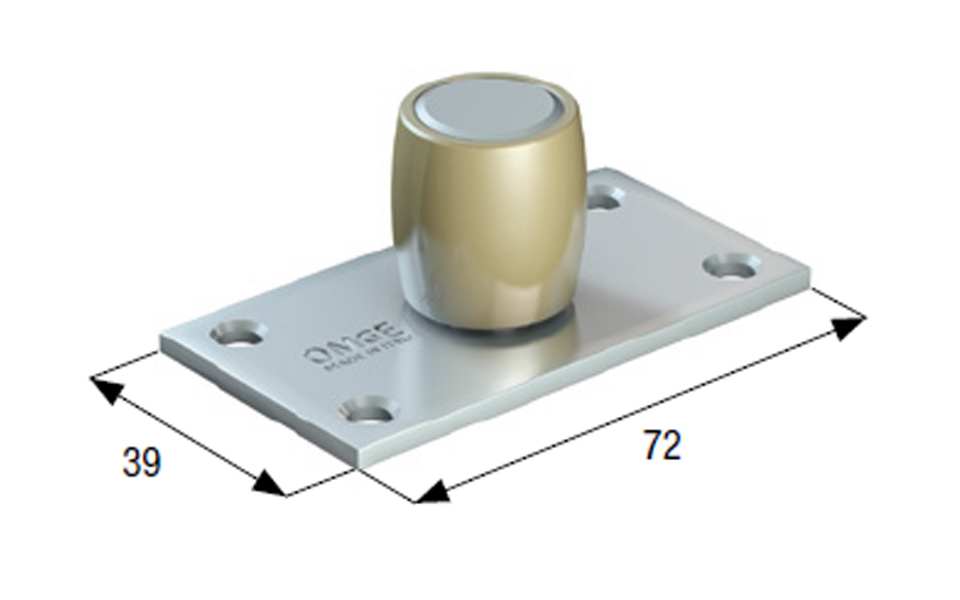 GUIDE DE RAIL ROLL GE 800KG SIMPLE PLATINE