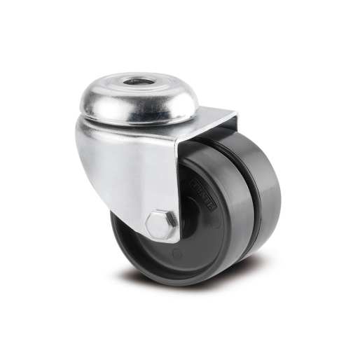 ROULETTE POLYPROPYLÈNE DOUBLE PIVOTANTE
