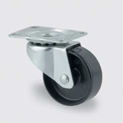 ROULETTE POLYPROPYLÈNE PIVOTANTE