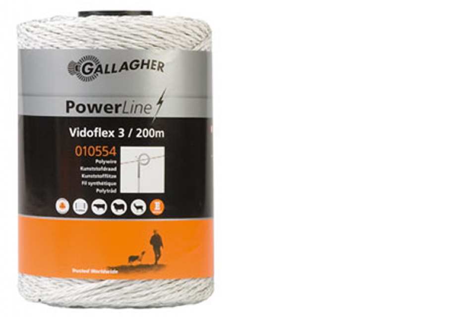 FIL ELECTRIQUE NYLON VIDOFLEX 3 GALLAGHER