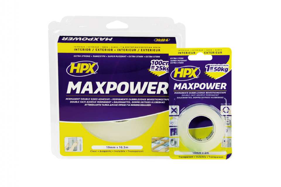 RUBAN ADHESIF DOUBLE MAXPOWER
