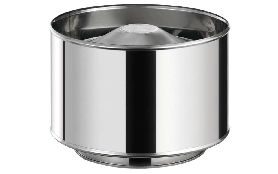 CAPUCHON INOX DOUBLE PAROI TIRAGE + PROTECTION
