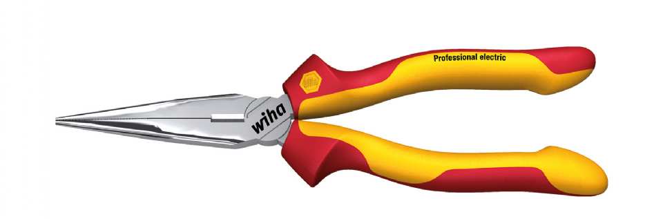 PINCE DEMI-RONDE WIHA ELECTRIC 200MM
