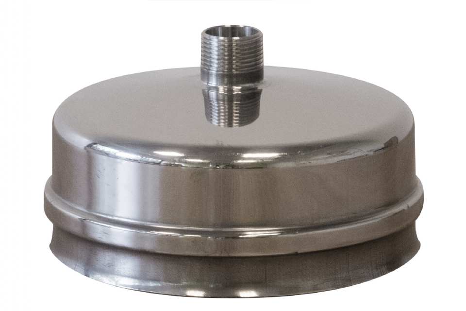 BOUCHON BUSE INOX SIMPLE PAROI AVEC PURGE