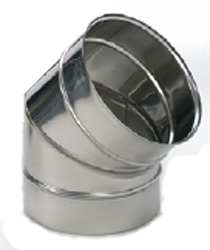 COUDE BUSE INOX SIMPLE PAROI 30°