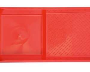 BAC PLASTIQUE A PEINDRE 15.5*30CM ROUGE