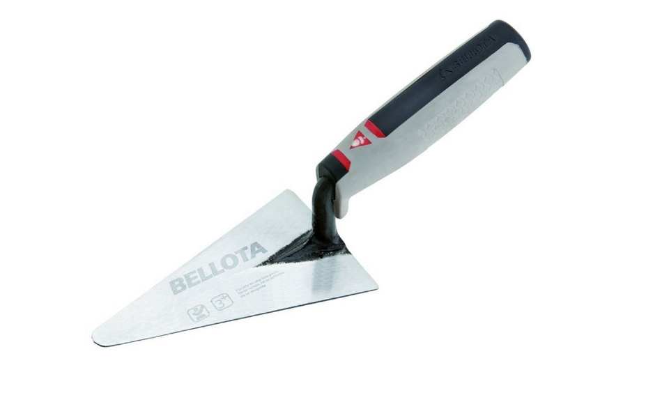Truelle à Joint Plat 12 Cm - Manche Bimatière Avec Protection Index - Pour Joints Réguliers En Maçonnerie - 5