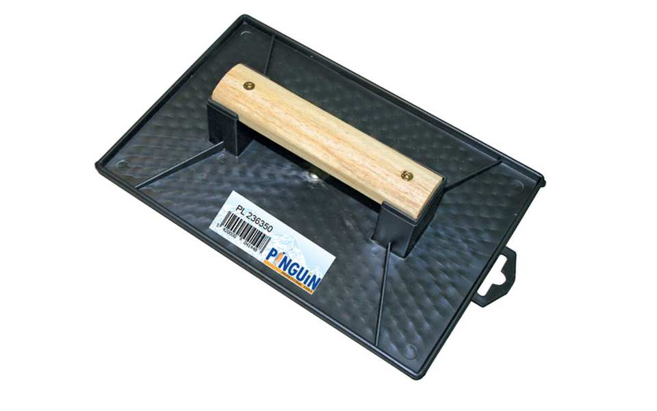 TALOCHE RECTANGULAIRE PLASTIQUE MANCHE BOIS