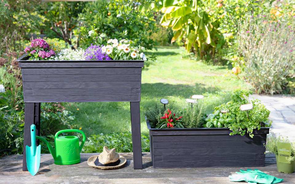 JARDINIÈRE DE TABLE SYNTHÉTIQUE URBAN