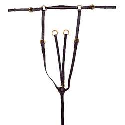 COLLIER EQUIN DE CHASSE + MARTINGALE ÉLASTIQUE