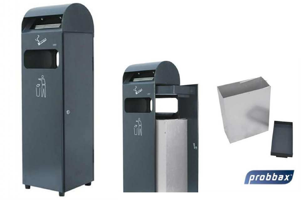 CENDRIER 3L + POUBELLE 29L