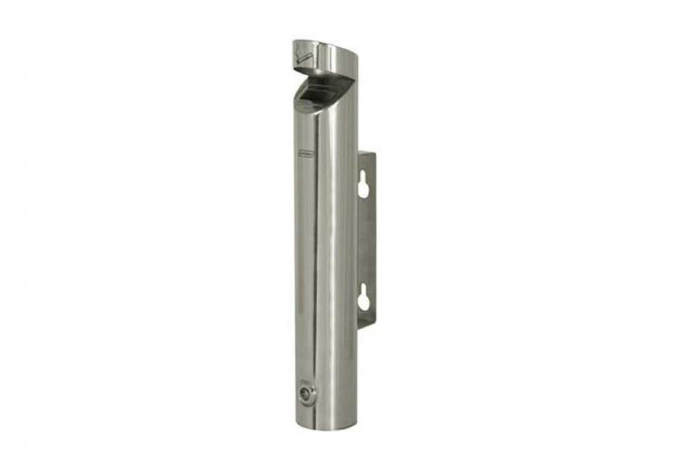 CENDRIER MURAL TUBULAIRE INOX 1,7L