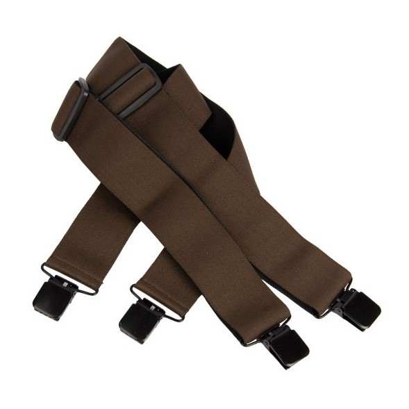 BRETELLES CHASSE SOMLYS MARRON AVEC PINCES