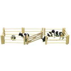 BARRIERE EN BOIS 6 PIECES