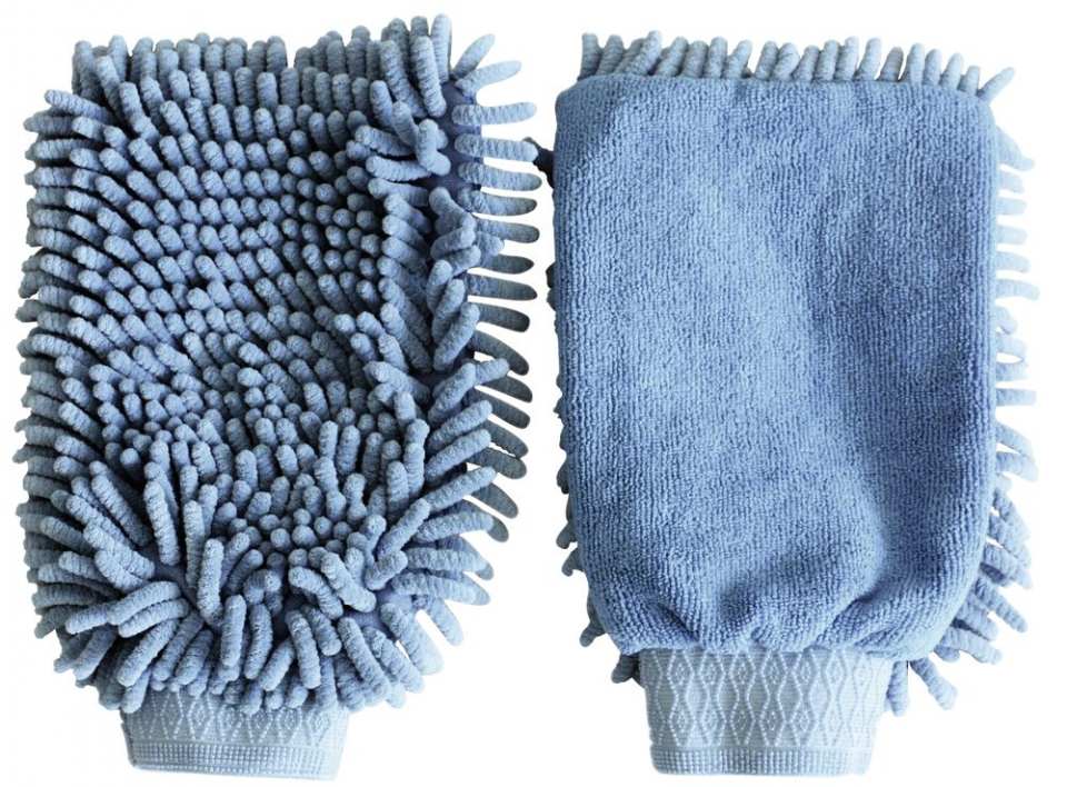 GANTS NETTOYAGE MICROFOBRE BLEU
