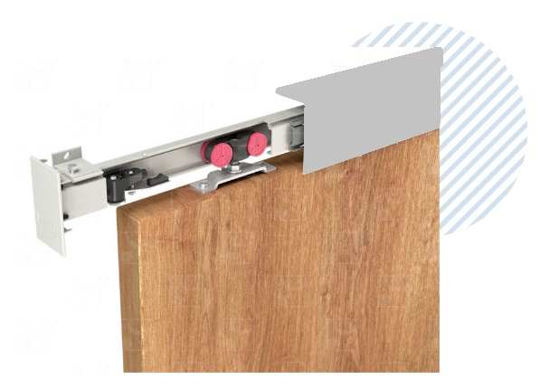 KIT RAIL MANTION POUR PORTE 10-80KG