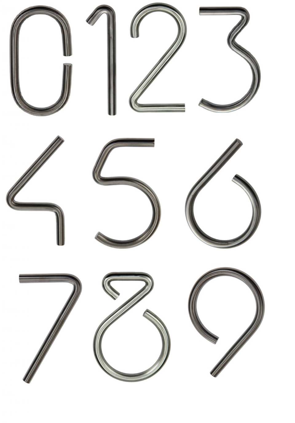 NUMÉRO DE MAISON INOX DESIGN