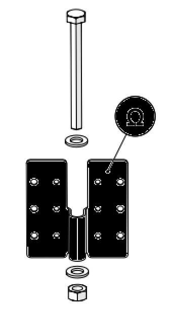 BOULON CONNECTEUR OMEGA COMET POUR TERRASSE