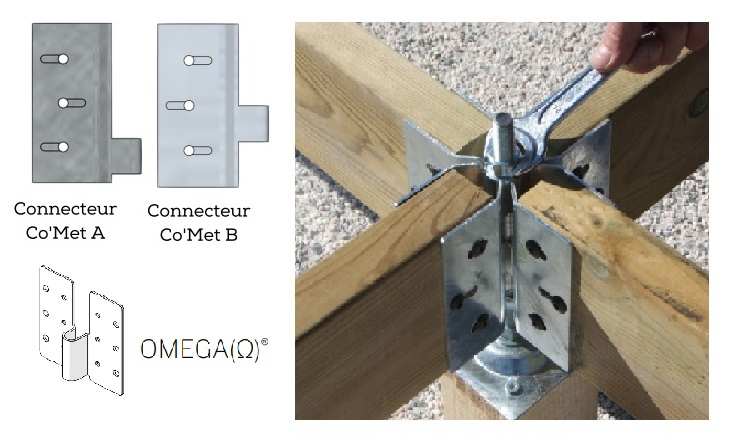CONNECTEUR COMET POUR TERRASSE