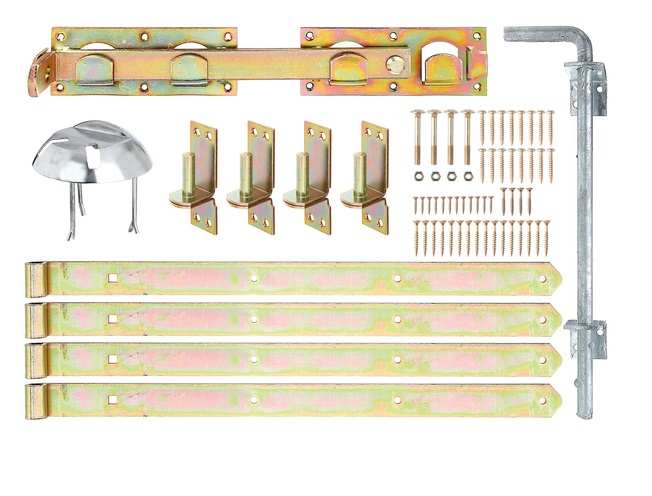 KIT FERRURE POUR PORTAIL BOIS
