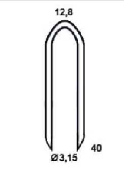 AGRAFES ALSAFIX 3.15X40MM 1500Pcs