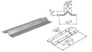 RAIL POUR PORTAIL COULISSANT EN V