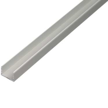 PROFIL U FERME ALU ANODISE