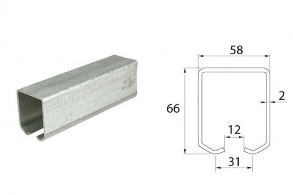 RAIL POUR PORTAIL AUTOPORTANT KIT 2140-2160