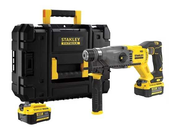 MARTEAU STANLEY FATMAX SDSx 2,0J - 18V 2X4AH + COFFRE