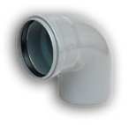 MANCHON PVC A JOINT NOIR