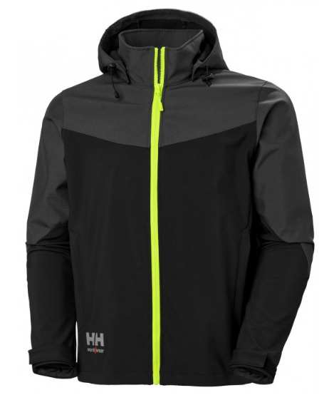 VESTE HH OXFORD WINTER SOFTSHELL JACKET NOIR