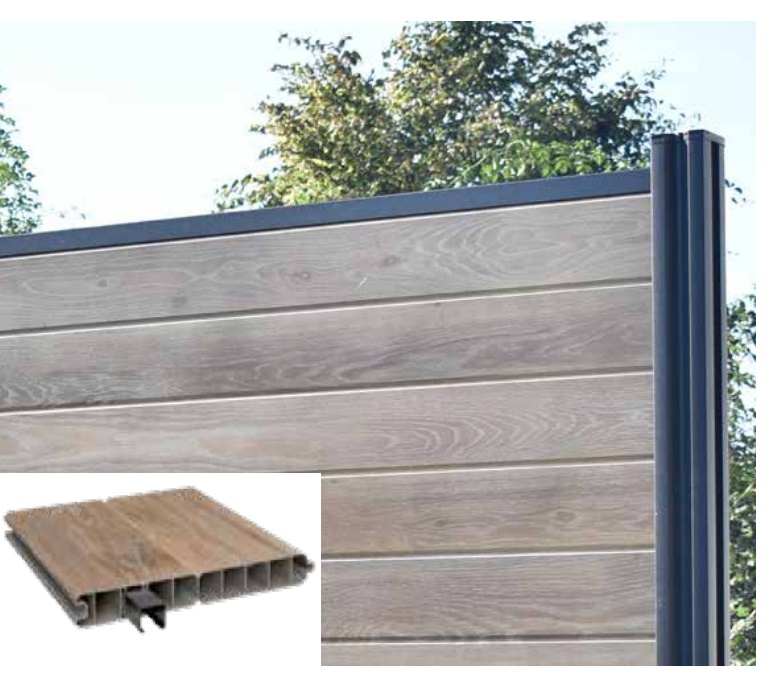 PLANCHE PVC DUO FUSE BARNWOOD GREY