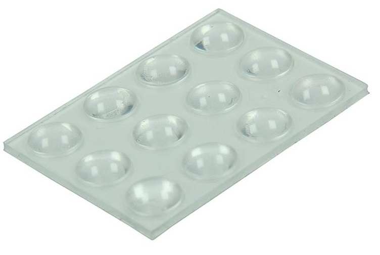 CAOUTCHOUC ANTI-BRUIT TRANSPARENT ROND