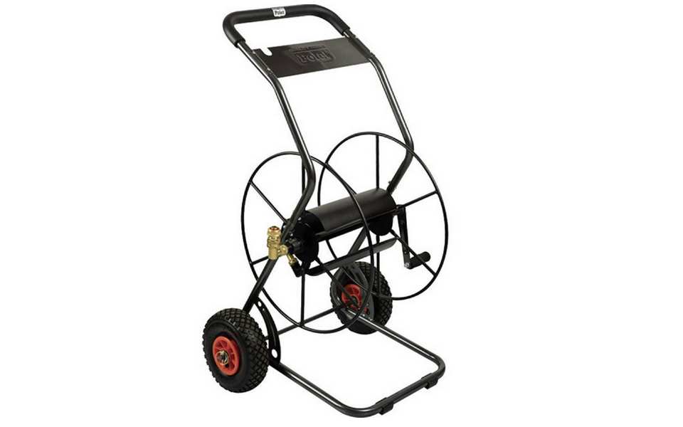 DEVIDOIR POUR TUYAU D'ARROSAGE PRO 2 ROUES INCREVABLES POLET