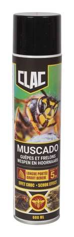 INSECTICIDE SPRAY ANTI-GUEPES ET FRELONS MUSCADO