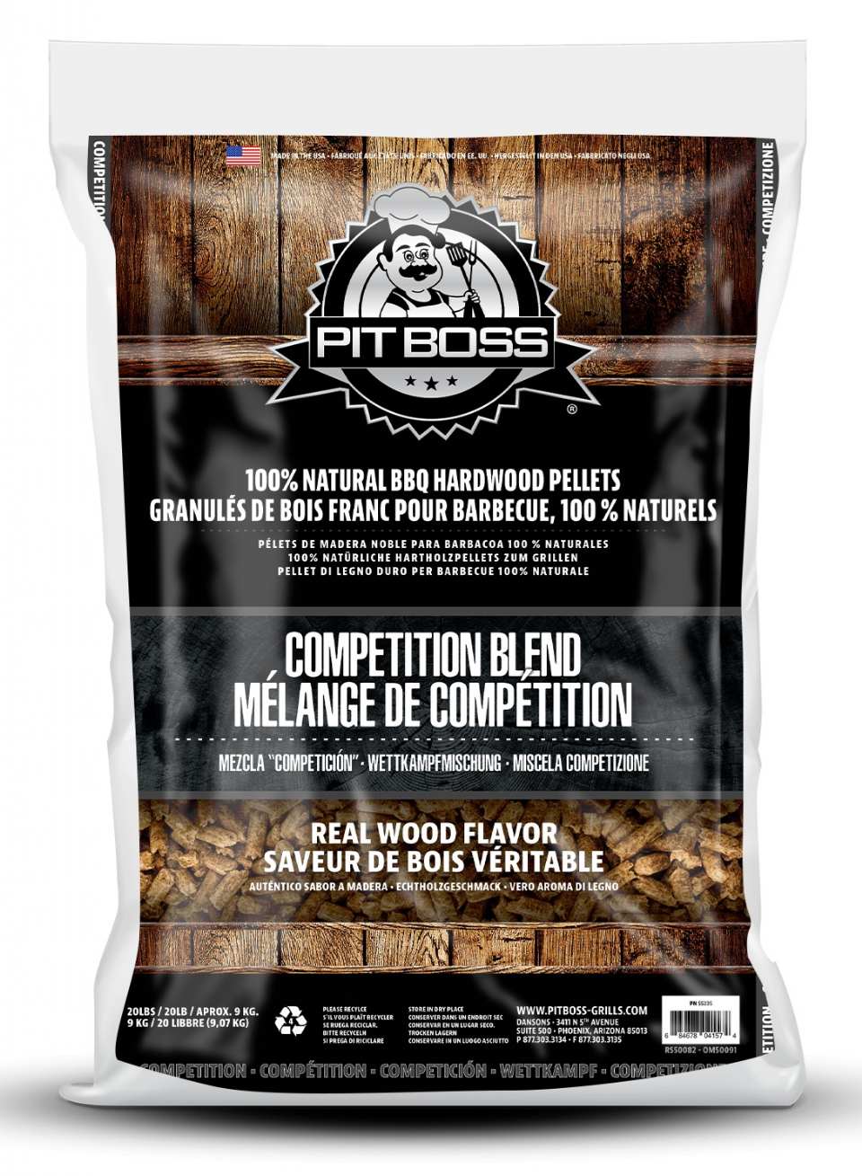 PELLETS SAVEUR MESQUITE 9KG PIT BOSS