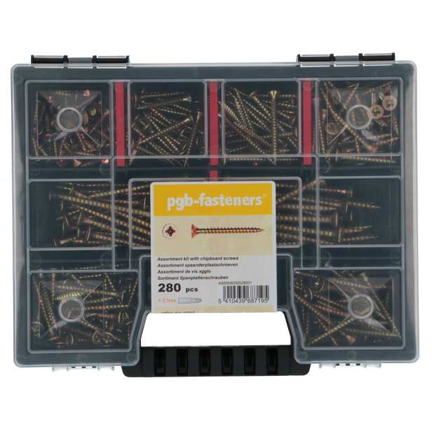 COFFRET D'ASSORTIMENTS JAUNE 280PC