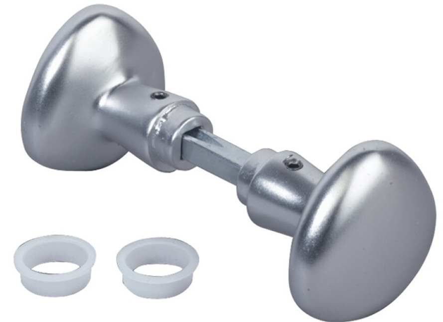 POIGNEES ALUMINIUM AVEC CARRE DE 8MM LOCINOX