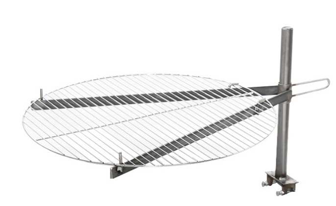 GRILLE AVEC PIED REGLABLE POUR BRASERO OUTDOOR