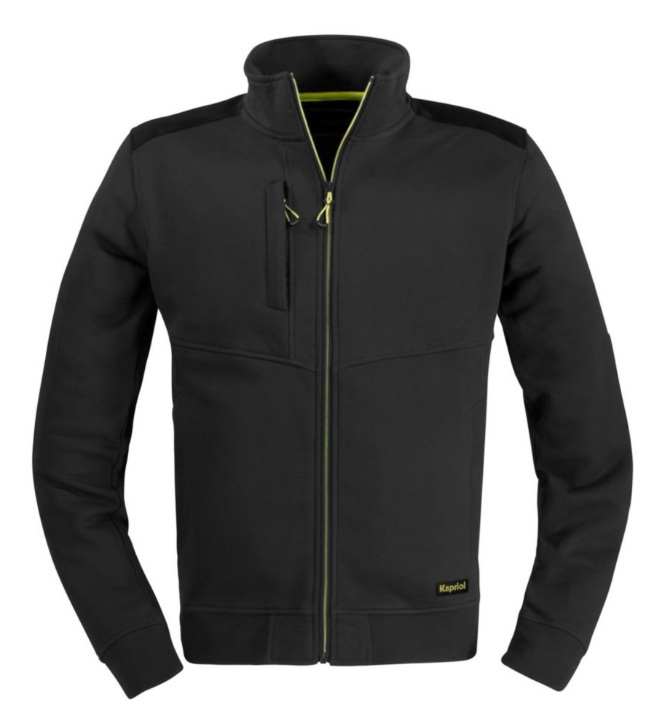 PULL SWEATSHIRT KAPRIOL SLICK LONG ZIPPER BLACK