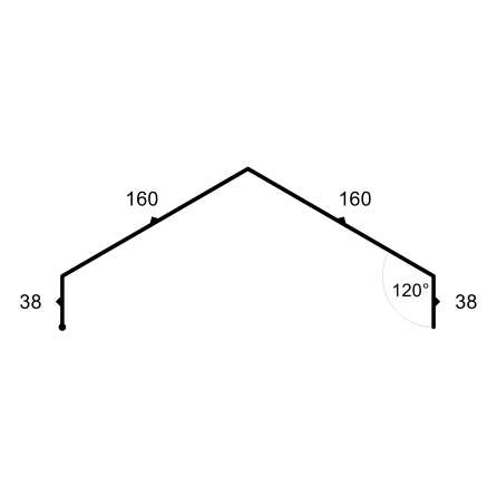 FAITIERE DOUBLE CRANTE 1035*33 TR35