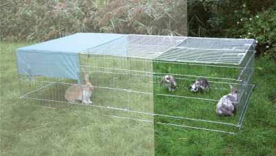 EXTENSION POUR ENCLOS PETITS ANIMAUX RECTANGULAIRE