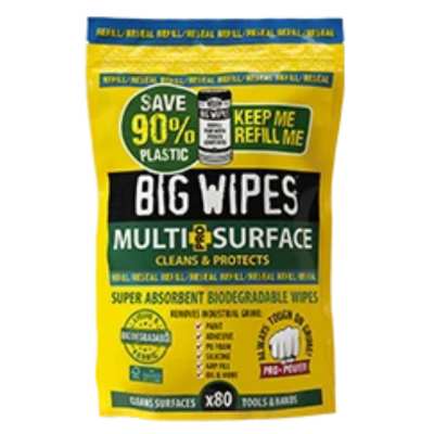 RECHARGE POUR LINGETTES NETTOYANTES MULTI SURFACE BIG WIPES