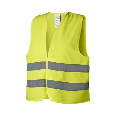 GILET DE SECURITE FLUO JAUNE REFLECHISSANT