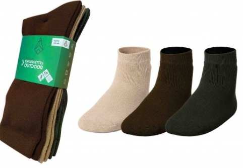 PACK 3 PAIRES CHAUSSETTES CHASSE TREELAND