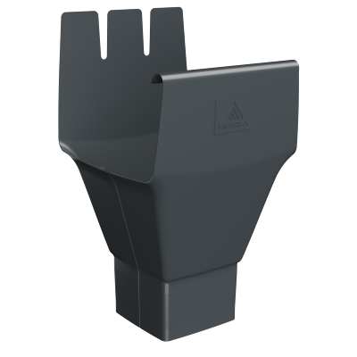 NAISSANCE DE GOUTTIERE EDGE ACIER RECTANGULAIRE NOIR MAT