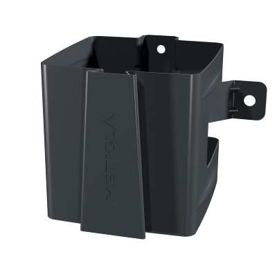 COLLIER POUR TUYAU DE DESCENTE FIXATION LATERALE EDGE NOIR MAT