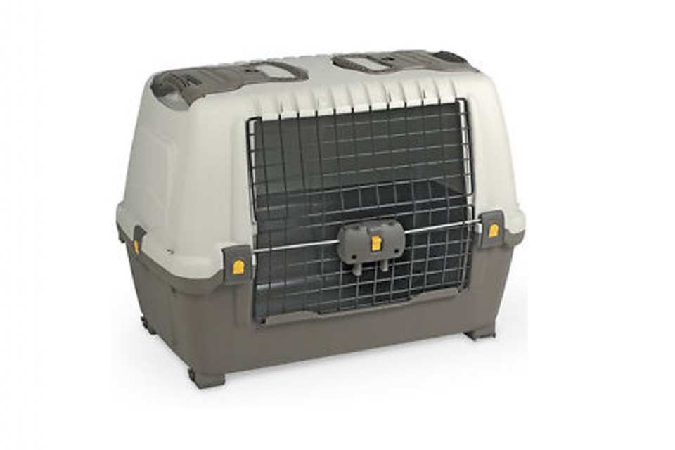 Cage De Transport Pour Chat Ou Petit Chien - Modèle Moka Rose Et Gris - Facile à Transporter Et à Attacher En Voiture - 9