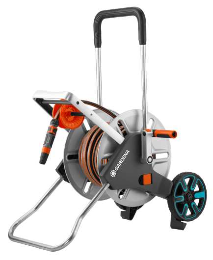 DEVIDOIR D'ARROSAGE GARDENA AQUAROLL M METAL EQUIPE